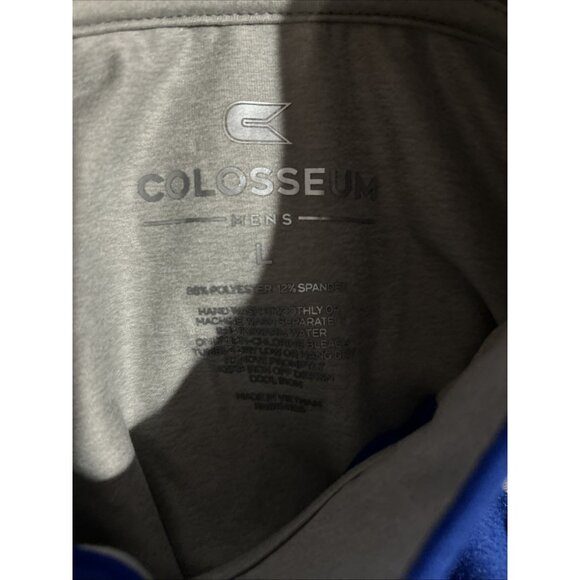 NEW Boise State BSU Broncos Colosseum Blue 1/2 Zip Windshirt Shirt Men's L - Picture 9 of 10